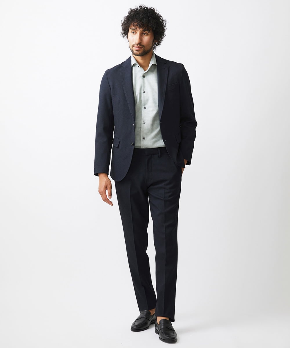 MNDAC53400 MICHEL KLEIN HOMME(ミッシェルクラン オム) テーラードジャケット セットアップ ネイビー