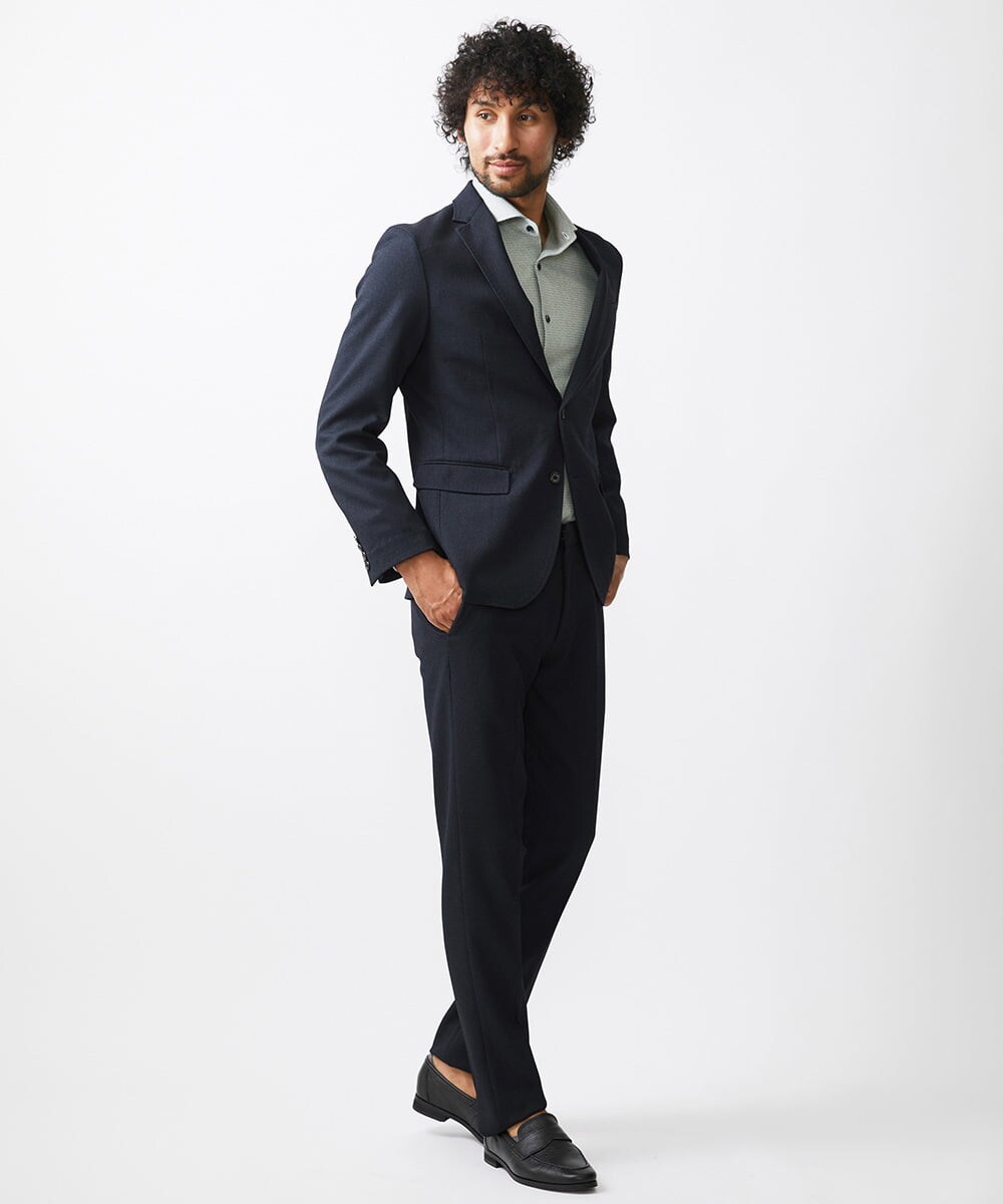 MNDAC53400 MICHEL KLEIN HOMME(ミッシェルクラン オム) テーラードジャケット セットアップ ネイビー