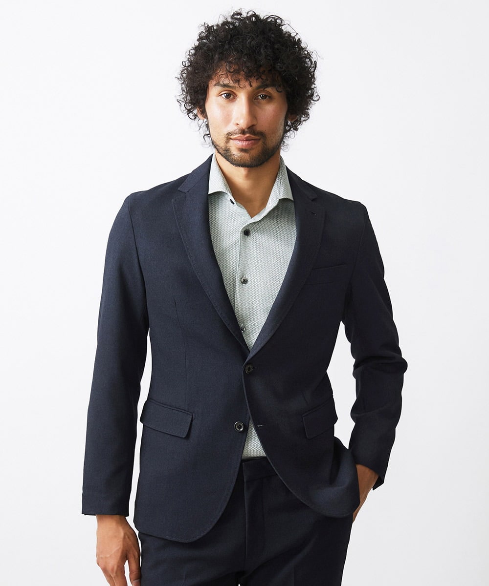 MNDAC53400 MICHEL KLEIN HOMME(ミッシェルクラン オム) テーラードジャケット セットアップ ネイビー