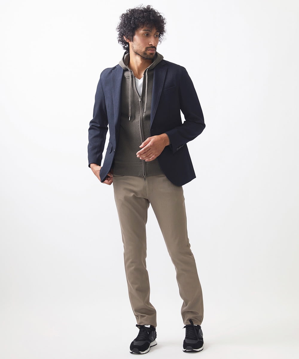 MNDAC53400 MICHEL KLEIN HOMME(ミッシェルクラン オム) テーラードジャケット セットアップ ネイビー