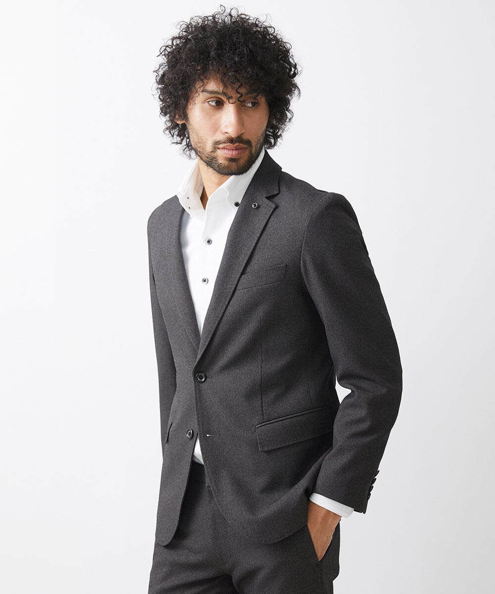 MNDAC53400 MICHEL KLEIN HOMME(ミッシェルクラン オム) テーラードジャケット セットアップ ブラウン