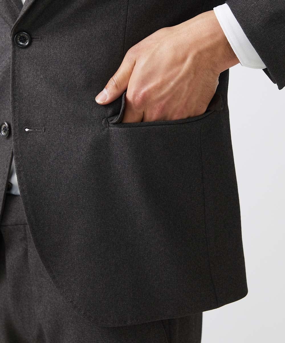 MNDAC53400 MICHEL KLEIN HOMME(ミッシェルクラン オム) テーラードジャケット セットアップ ブラウン