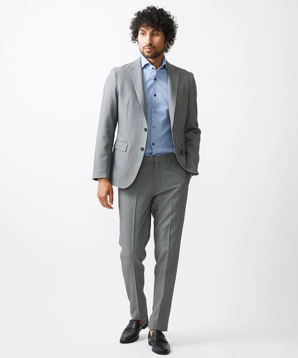 MNDAC53400 MICHEL KLEIN HOMME(ミッシェルクラン オム) テーラードジャケット セットアップ グレー