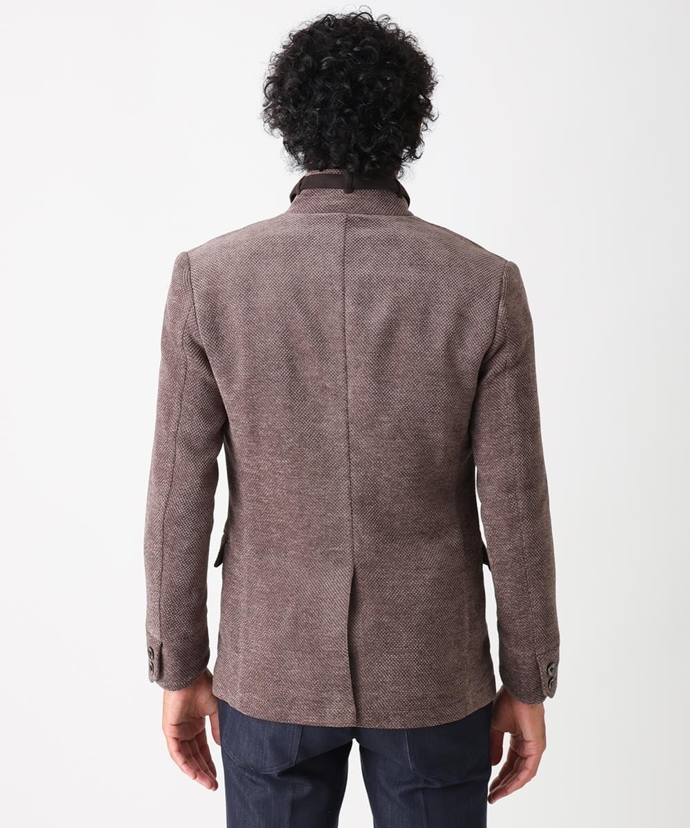 MNDAC54540 MICHEL KLEIN HOMME(ミッシェルクラン オム) スエード調コンバーチブルジャケット ベージュ