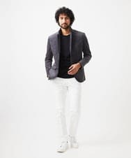MNDAC54540 MICHEL KLEIN HOMME(ミッシェルクラン オム) スエード調コンバーチブルジャケット グレー