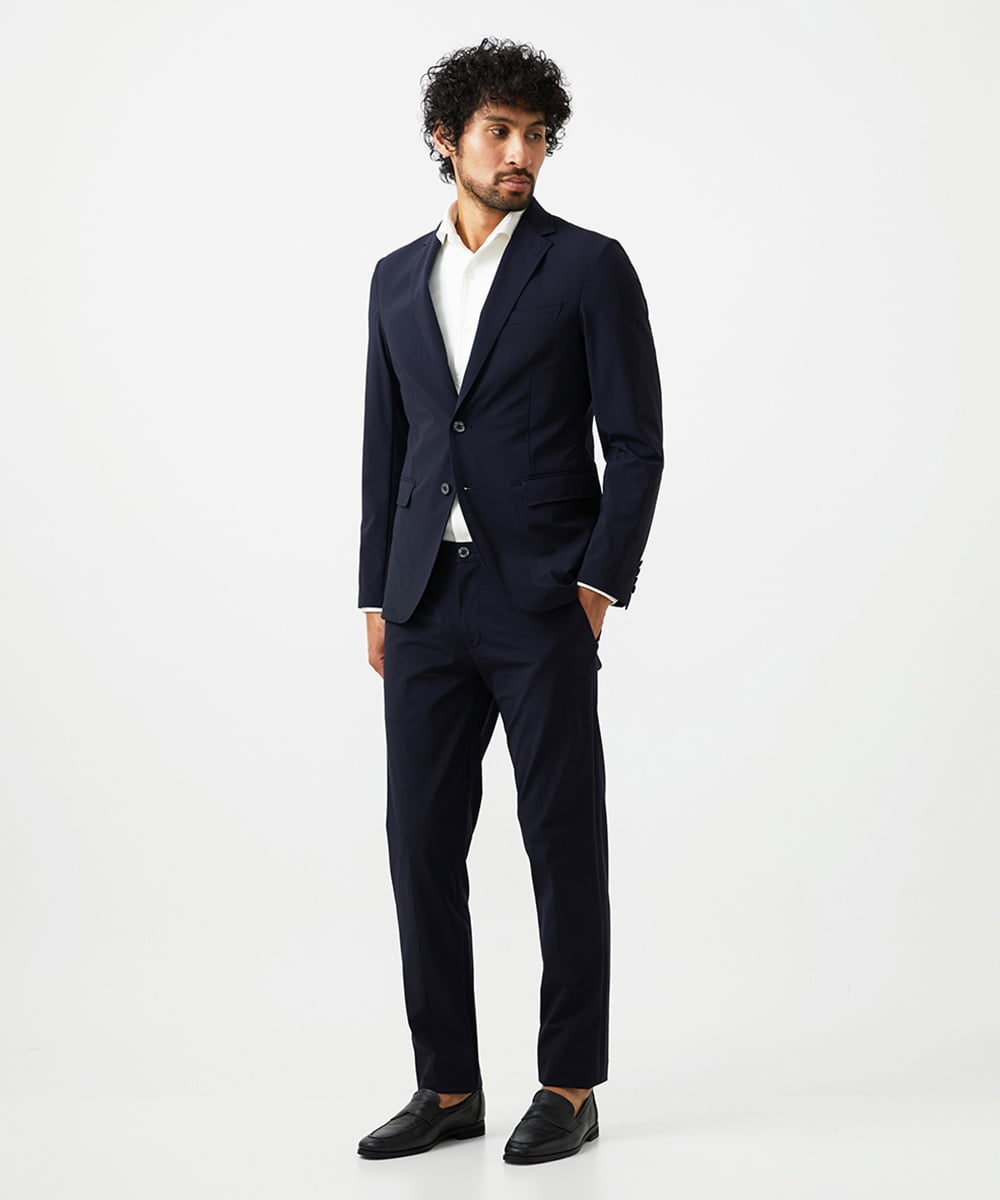 MNDAD02450 MICHEL KLEIN HOMME(ミッシェルクラン オム) 【セットアップ】トリコットテーラードジャケット ネイビー