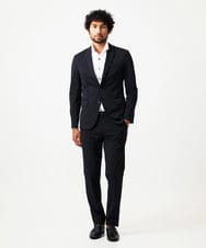 MNDAD02450 MICHEL KLEIN HOMME(ミッシェルクラン オム) 【セットアップ】トリコットテーラードジャケット ブラック
