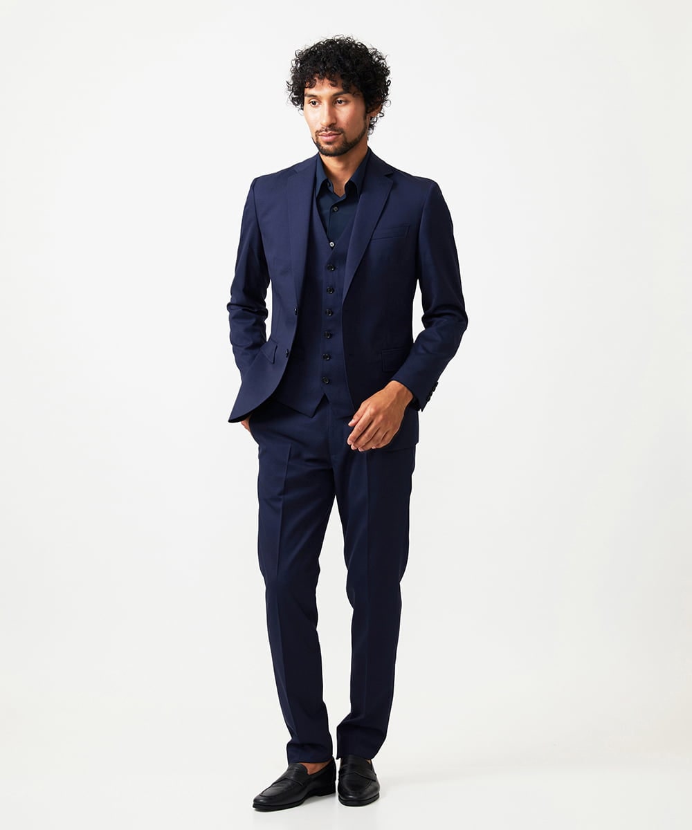 MNDAD08690 MICHEL KLEIN HOMME(ミッシェルクラン オム) 【セットアップ】テーラードジャケット ネイビー