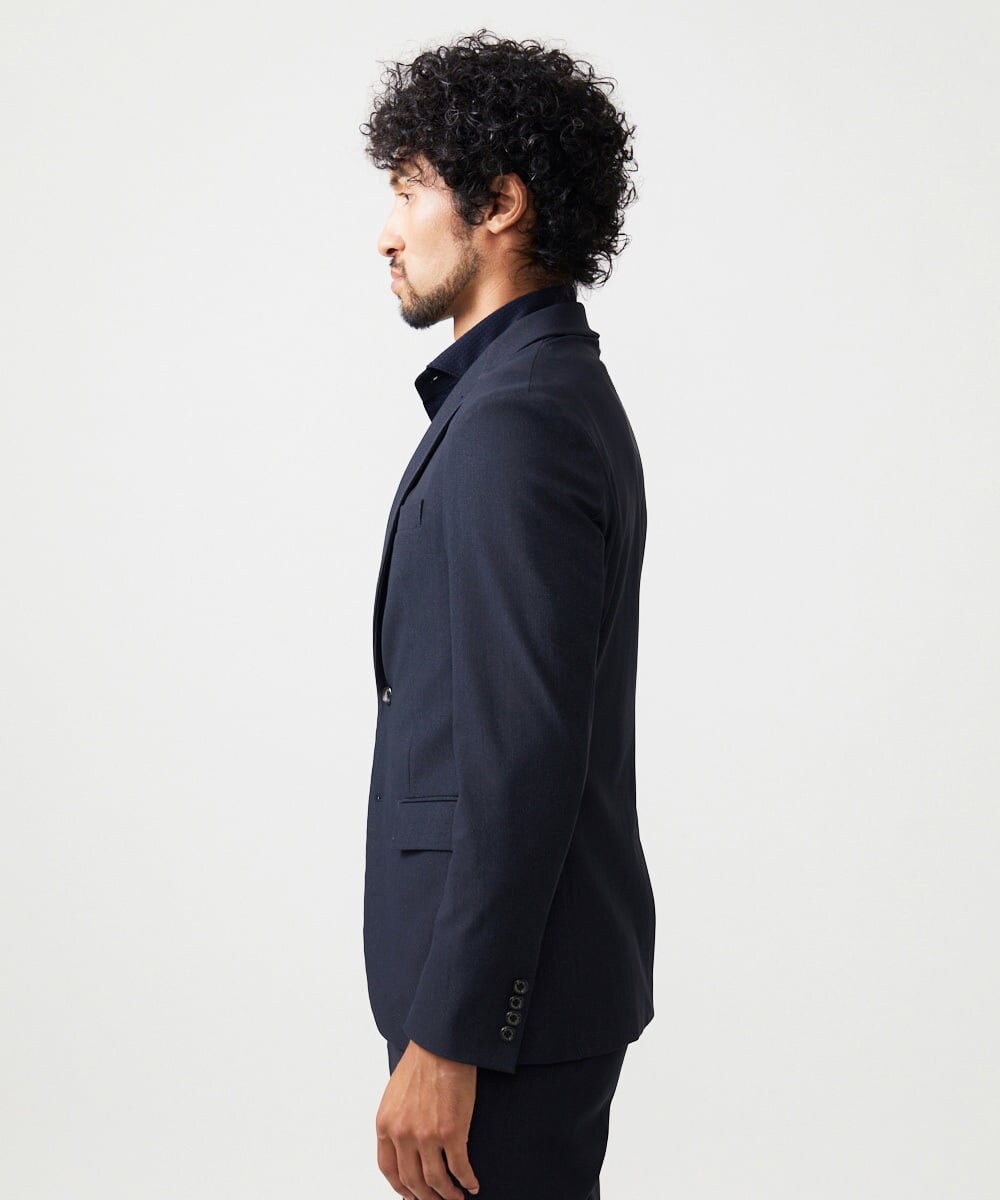 MNDAF03400 MICHEL KLEIN HOMME(ミッシェルクラン オム) 【セットアップ】ストレッチテーラードジャケット ネイビー