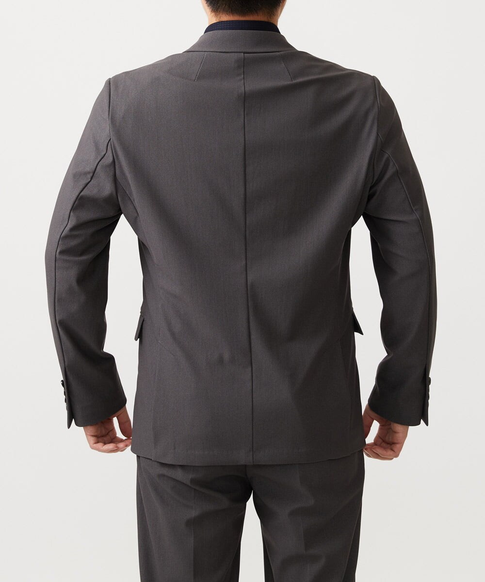 MNDAF04430 MICHEL KLEIN HOMME(ミッシェルクラン オム) 【セットアップ】【BODY MAKE】ストレッチテーラードジャケット グレー