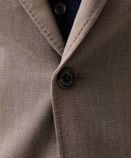 MNDAF53450 MICHEL KLEIN HOMME(ミッシェルクラン オム) 【セットアップ】ピンヘッドテーラードジャケット ブラウン