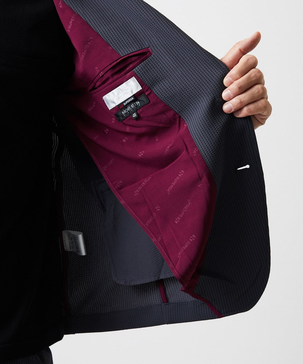 MNDAF55450 MICHEL KLEIN HOMME(ミッシェルクラン オム) 【セットアップ】SUPERGAコラボジャケット ダークグレー