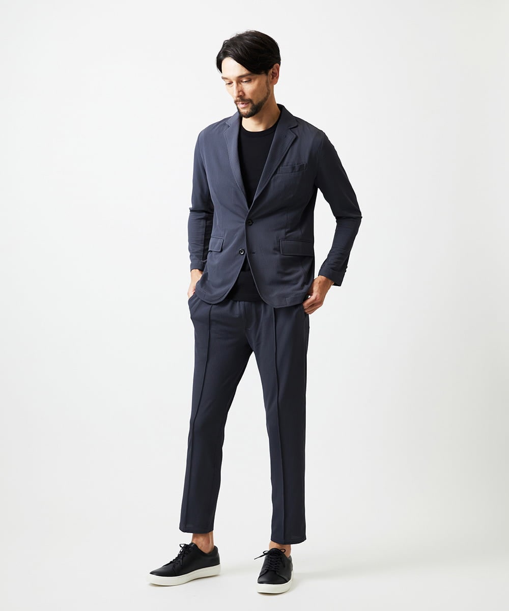 MNDAF55450 MICHEL KLEIN HOMME(ミッシェルクラン オム) 【セットアップ】SUPERGAコラボジャケット ダークグレー