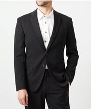 MNDAG02430 MICHEL KLEIN HOMME(ミッシェルクラン オム) 【セットアップ】ハイブリッドジャージテーラードジャケット ブラック