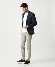 MNDAG03430 MICHEL KLEIN HOMME(ミッシェルクラン オム) 【セットアップ】オックスストレッチテーラードジャケット ネイビー