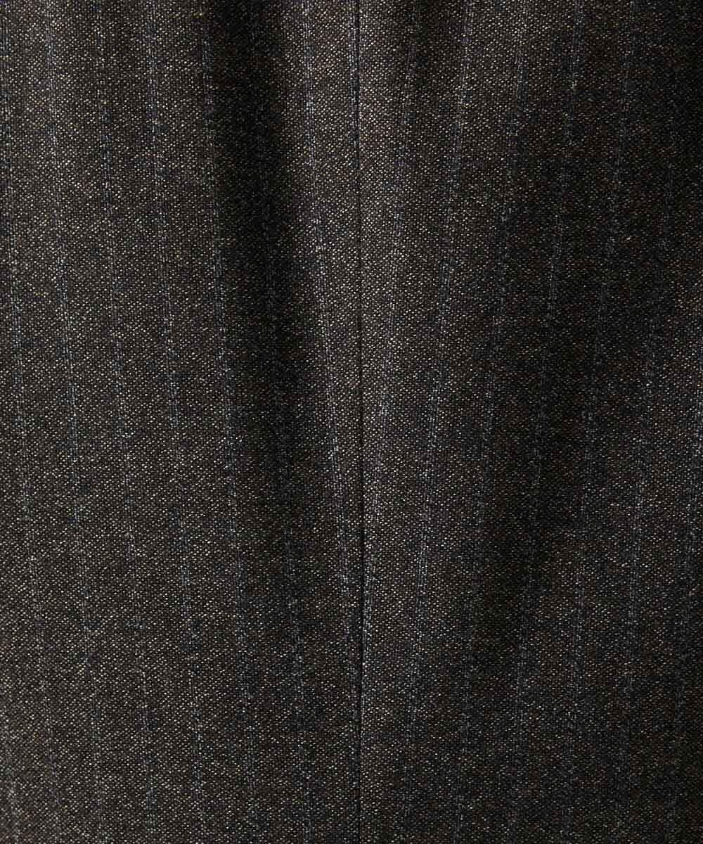 MNDAI53550 MICHEL KLEIN HOMME(ミッシェルクラン オム) 【セットアップ】ストライプ柄ウールコットンダブルジャケット ブラウン