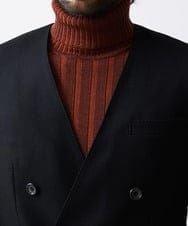MNDAV82450 MICHEL KLEIN HOMME(ミッシェルクラン オム) ノーカラーダブルジャケット ブラック(94)