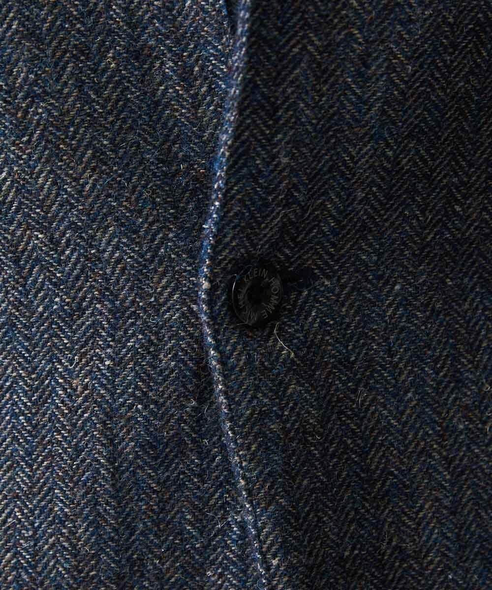 MNDAV84630 MICHEL KLEIN HOMME(ミッシェルクラン オム) ツイードコンバーチブルジャケット ブルー(55)