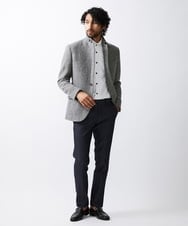 MNDAV84630 MICHEL KLEIN HOMME(ミッシェルクラン オム) ツイードコンバーチブルジャケット グレー(92)