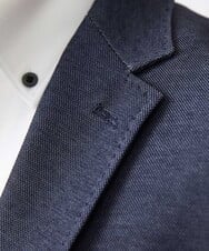 MNDDA03430 MICHEL KLEIN HOMME(ミッシェルクラン オム) 【セットアップ】ジャージテーラードジャケット ネイビー