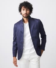 MNDDC59450 MICHEL KLEIN HOMME(ミッシェルクラン オム) スエードコンバーチブルジャケット ネイビー