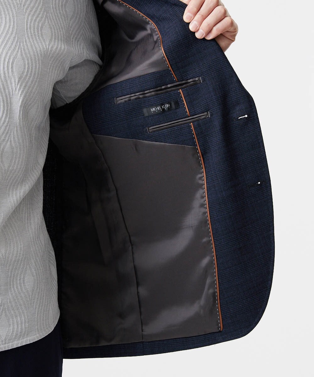 MNDDD01430 MICHEL KLEIN HOMME(ミッシェルクラン オム) 【セットアップ】3ピース対応テーラードジャケット ネイビー