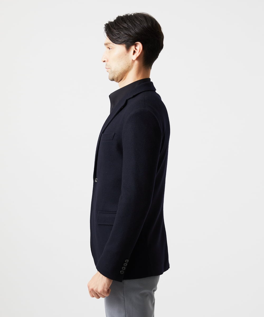 MNDDD60600 MICHEL KLEIN HOMME(ミッシェルクラン オム) ウールテーラードジャケット ネイビー