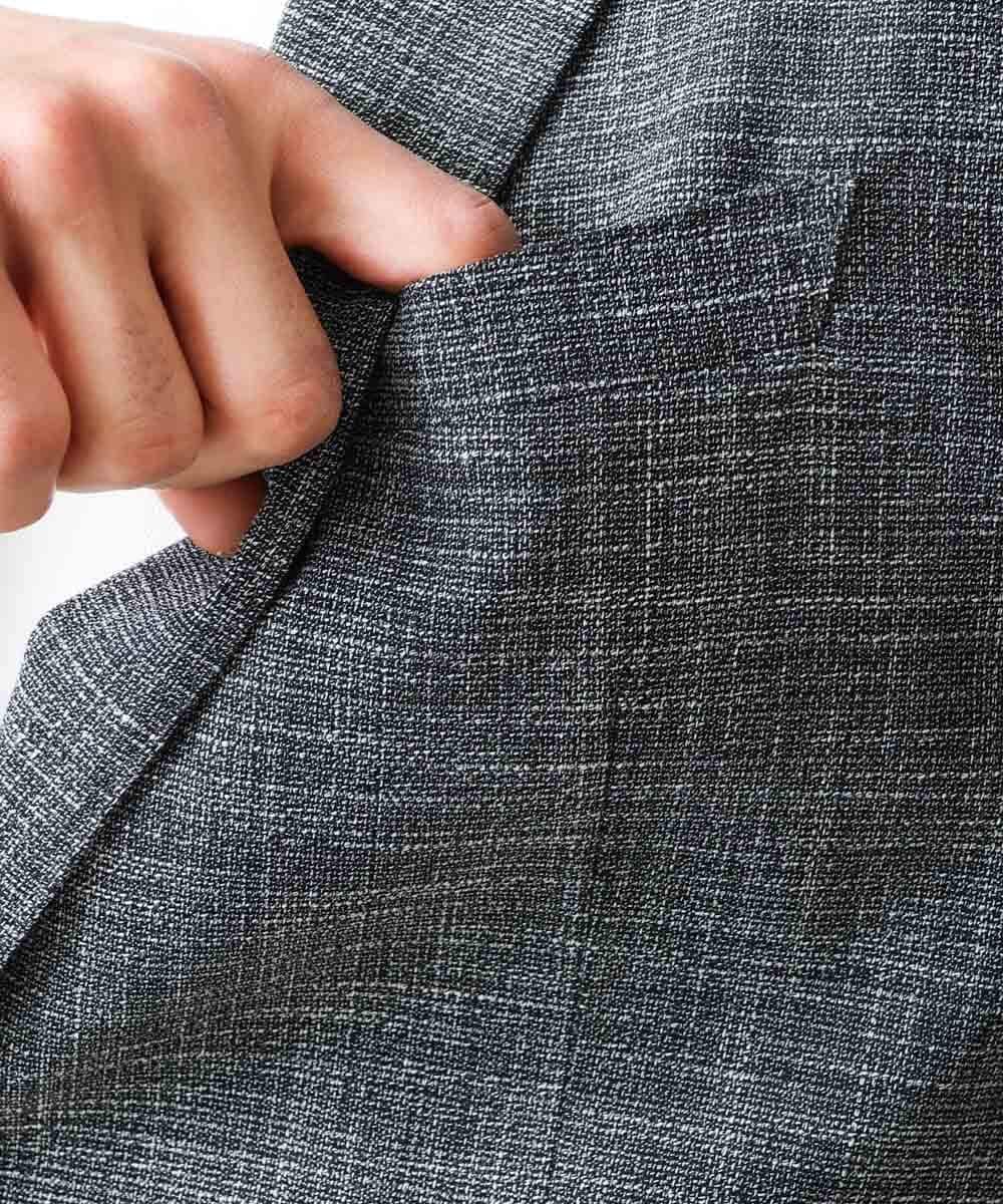 MNDDX04400 MICHEL KLEIN HOMME(ミッシェルクラン オム) ベーシックテーラードジャケット セットアップ グレー