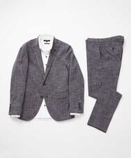 MNDDX04400 MICHEL KLEIN HOMME(ミッシェルクラン オム) ベーシックテーラードジャケット セットアップ グレー