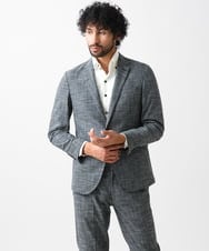 MNDDX04400 MICHEL KLEIN HOMME(ミッシェルクラン オム) ベーシックテーラードジャケット セットアップ グレー