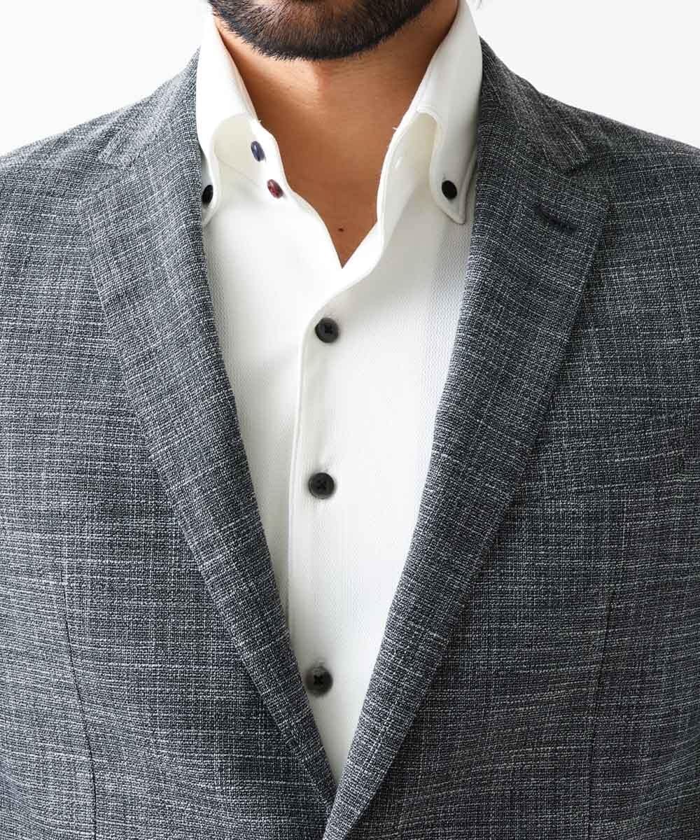 MNDDX04400 MICHEL KLEIN HOMME(ミッシェルクラン オム) ベーシックテーラードジャケット セットアップ グレー