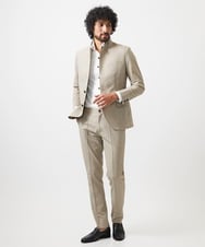 MNDGC54450 MICHEL KLEIN HOMME(ミッシェルクラン オム) 【セットアップ】メッシュコンバーチブルジャケット ベージュ