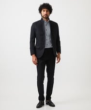 MNDGC54450 MICHEL KLEIN HOMME(ミッシェルクラン オム) 【セットアップ】メッシュコンバーチブルジャケット ブラック