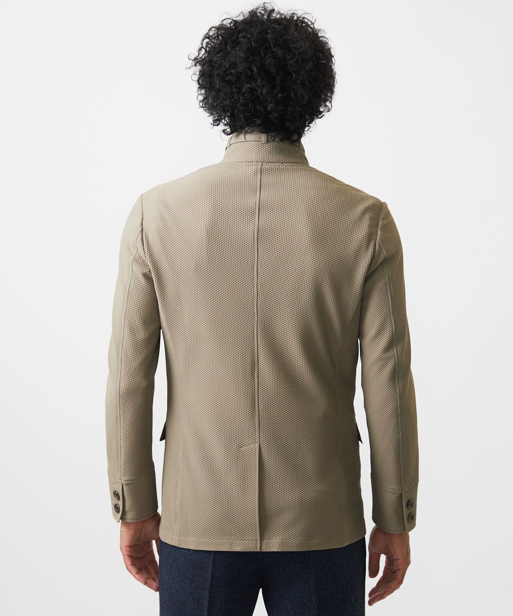 MNDGC56430 MICHEL KLEIN HOMME(ミッシェルクラン オム) 【セットアップ】ストレッチコンバーチブルジャケット ベージュ