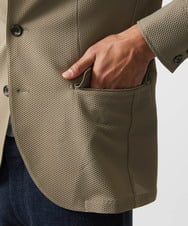 MNDGC56430 MICHEL KLEIN HOMME(ミッシェルクラン オム) 【セットアップ】ストレッチコンバーチブルジャケット ベージュ