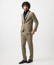 MNDGC56430 MICHEL KLEIN HOMME(ミッシェルクラン オム) 【セットアップ】ストレッチコンバーチブルジャケット ベージュ