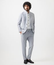 MNDGC56430 MICHEL KLEIN HOMME(ミッシェルクラン オム) 【セットアップ】ストレッチコンバーチブルジャケット ライトグレー