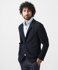 MNDGC56430 MICHEL KLEIN HOMME(ミッシェルクラン オム) 【セットアップ】ストレッチコンバーチブルジャケット ブラック