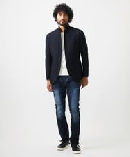 MNDGC56430 MICHEL KLEIN HOMME(ミッシェルクラン オム) 【セットアップ】ストレッチコンバーチブルジャケット ブラック