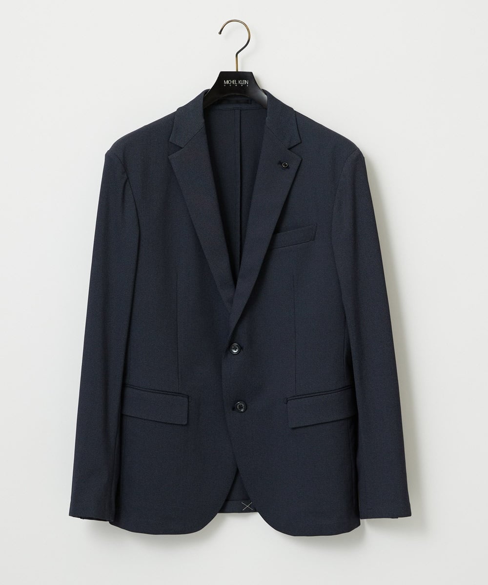 MNDGD04400 MICHEL KLEIN HOMME(ミッシェルクラン オム) 【セットアップ】ストレッチテーラードジャケット ネイビー