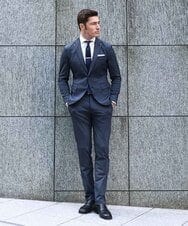 MNDGD04400 MICHEL KLEIN HOMME(ミッシェルクラン オム) 【セットアップ】ストレッチテーラードジャケット ネイビー