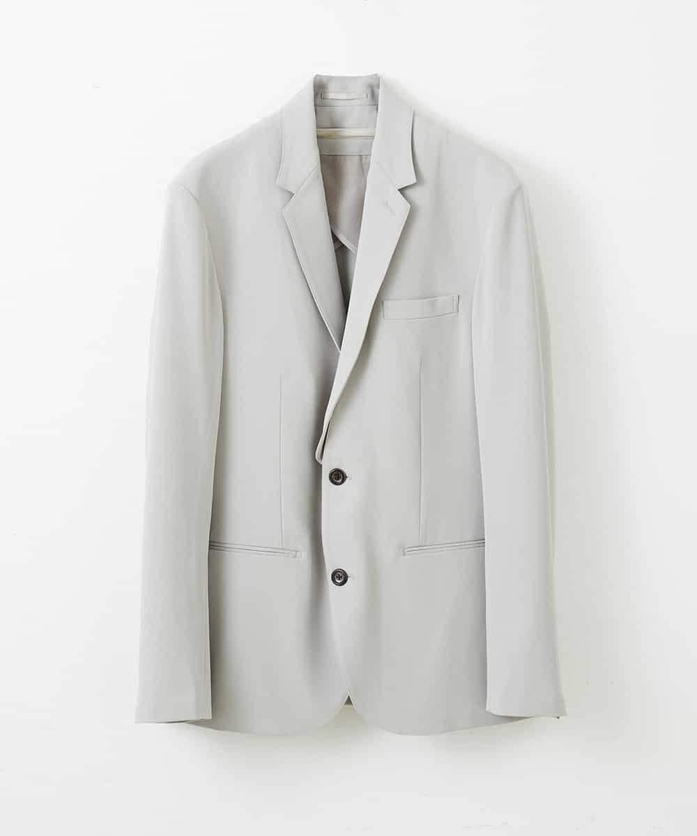 MNDGP06430 MICHEL KLEIN HOMME(ミッシェルクラン オム) テーラーカラー付きノーカラージャケット ベージュ