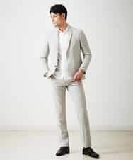 MNDGP06430 MICHEL KLEIN HOMME(ミッシェルクラン オム) テーラーカラー付きノーカラージャケット ベージュ