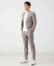 MNDGP09410 MICHEL KLEIN HOMME(ミッシェルクラン オム) ノーカラージャケット ベージュ(82)