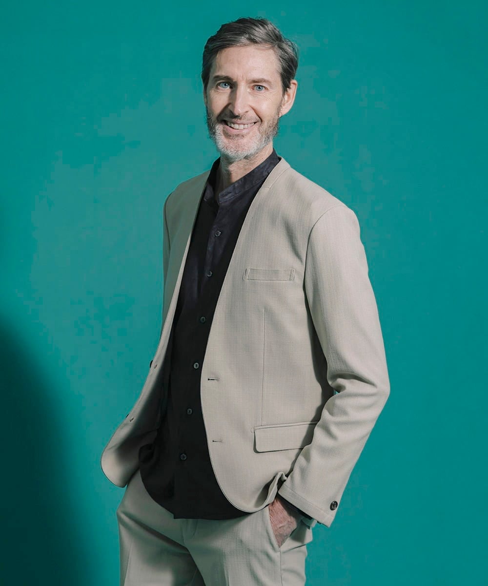 MNDGS14410 MICHEL KLEIN HOMME(ミッシェルクラン オム) ブッチャーノーカラージャケット ベージュ(82)