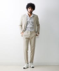 MNDGS14410 MICHEL KLEIN HOMME(ミッシェルクラン オム) ブッチャーノーカラージャケット ベージュ(82)