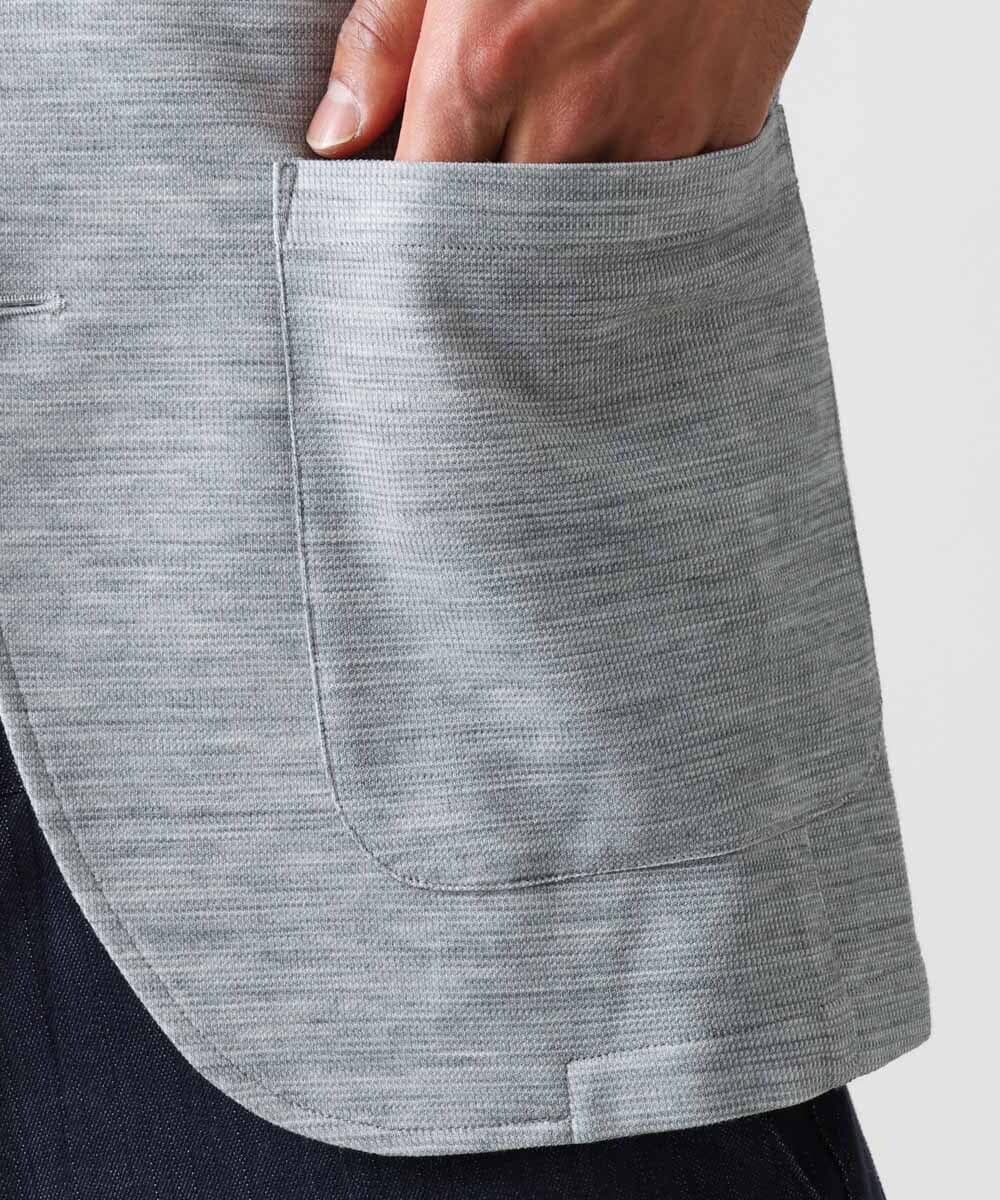 MNDGX03330 MICHEL KLEIN HOMME(ミッシェルクラン オム) サーフニットジャケット グレー