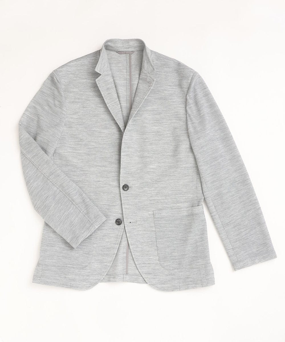 MNDGX03330 MICHEL KLEIN HOMME(ミッシェルクラン オム) サーフニットジャケット グレー