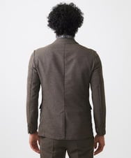 MNDJC07450 MICHEL KLEIN HOMME(ミッシェルクラン オム) 【セットアップ】カラミメッシュテーラードジャケット ブラウン