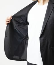 MNDJC08450 MICHEL KLEIN HOMME(ミッシェルクラン オム) 【セットアップ】メッシュストレッチテーラードジャケット ダークグレー